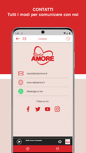 Radio Amore Campania Screenshot 2