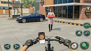 Pizza Delivery: Cycle Rider 3D Screenshot 1