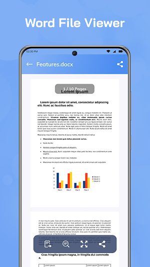 Mini Docx Reader- Word Viewer Screenshot 1