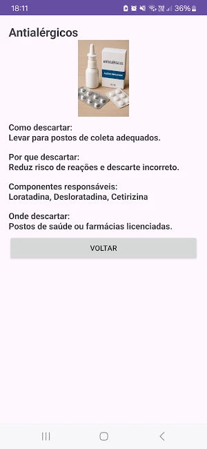 Descarte de medicamentos Screenshot 1