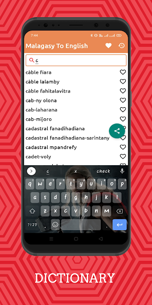 Malagasy To English Dictionary Screenshot 1