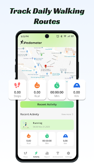 Step Diary – Daily Pedometer Screenshot 1