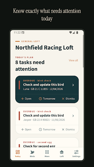 PigeonKeeper: Loft Manager Screenshot 0