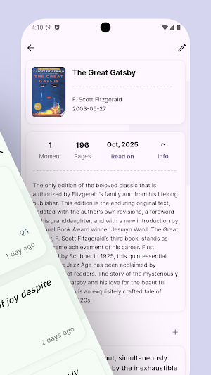 Reading Journal: Book Tracker Screenshot 1