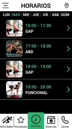 Universal Gym Screenshot 2