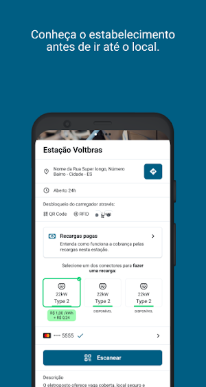 Azul Eletropostos Screenshot 3