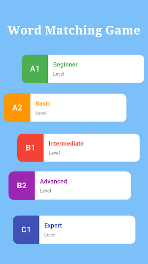 German - English Word Match Screenshot 0