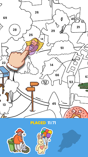 Sticker Book Puzzle Screenshot 0