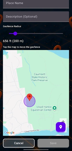Spotra - GPS Location Reminder Screenshot 1