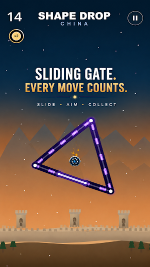 Shape Drop - Helix Ball Drop Screenshot 1