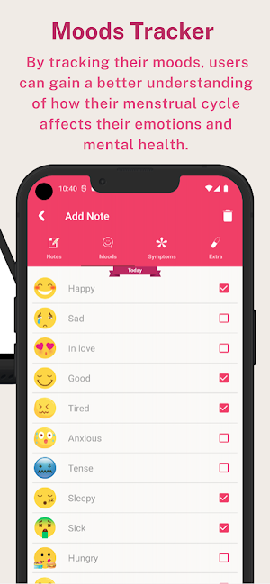 Flow Period, Ovulation Tracker Screenshot 2