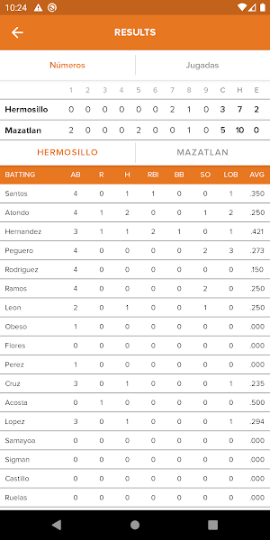 Naranjeros de Hermosillo Oficial Screenshot 3