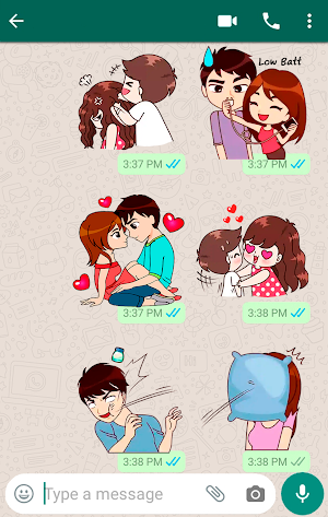 Love Story Stickers Screenshot 0