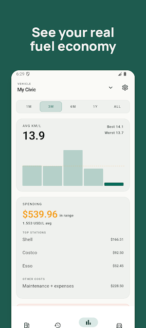 Fuel Log: Fuel Tracker Screenshot 2