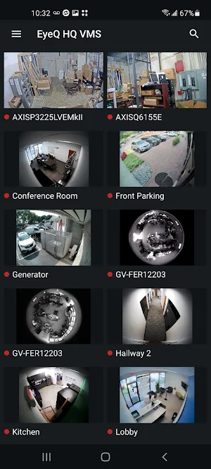 EyeQ Cloud VMS Screenshot 1