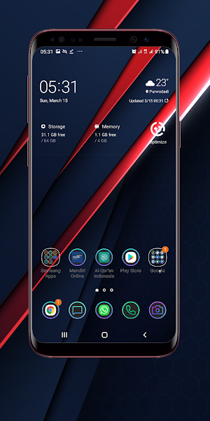 Black Red Wallpaper Screenshot 0