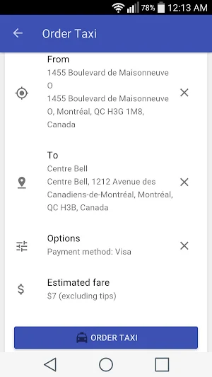 Atlas Taxi Screenshot 1
