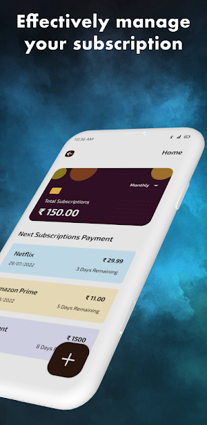 Track and Manage Subscription Screenshot 2