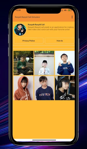 Rasyah Rasyid Call Simulator Screenshot 0