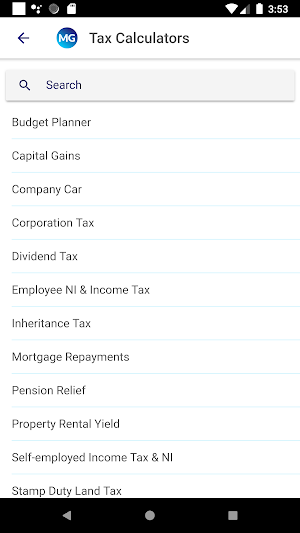 Morgan Griffiths Accountants Screenshot 2