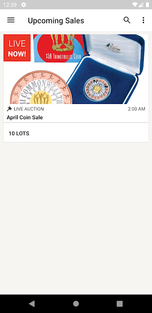 Coins Australia Auctions Screenshot 0