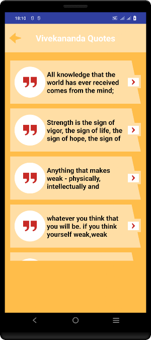Swami Vivekananda Quotes Hindi Screenshot 3