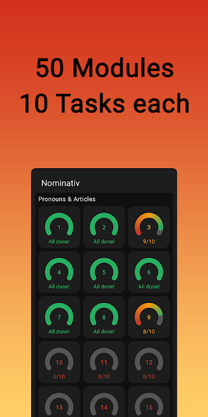 German grammar: Nominativ Case Screenshot 1