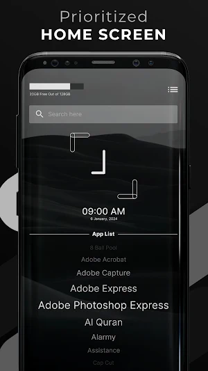 Minimalist Screen App Launcher Screenshot 1
