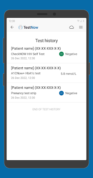 HealthPulse TestNow DASH Screenshot 3