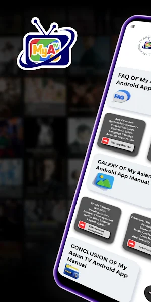My Asian TV Android App Manual Screenshot 1
