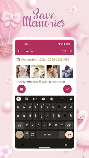Dreams: My Baby Tracker Diary Screenshot 1
