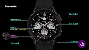 JW077 jwstudio watchface Screenshot 1