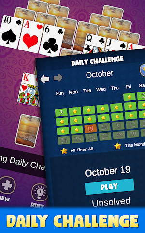 Solitaire Tripeaks - Card Game Screenshot 2