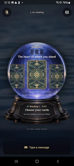 SupaTarot: AI Live Voice Tarot Screenshot 3