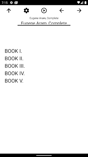 Book, Eugene Aram, Complete Screenshot 0