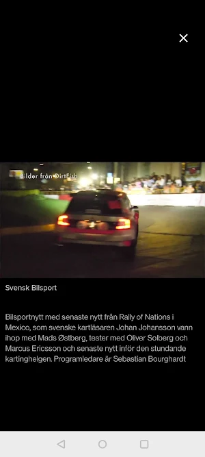 Svensk BilsportTV Screenshot 1