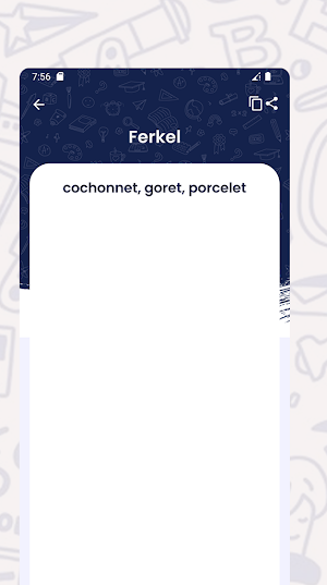 Dictionnaire Francais Allemand Screenshot 3