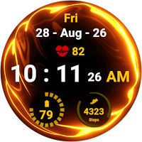 Fluid Lava Watch Face