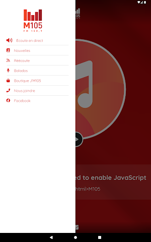 Radio M105 Screenshot 3