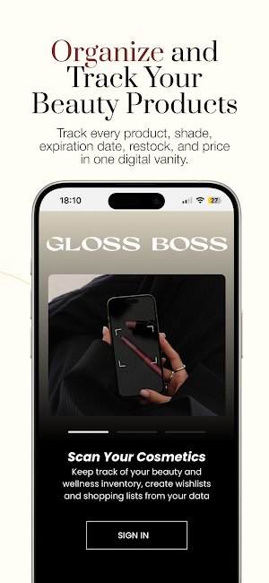 GlossBoss: Beauty Tracker Screenshot 0