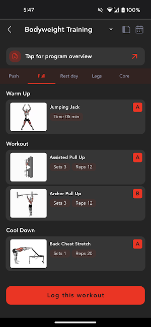 ACTin Fitness Screenshot 1