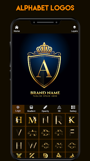 Luxury Logo Maker, Logo Design Screenshot 1