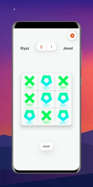 Tic Tac Toe : Play with friend Screenshot 1