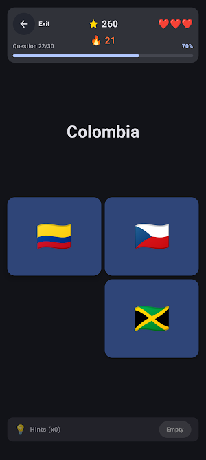 Country Capital Flag Quiz Screenshot 2