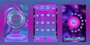 Neon 3D Next Launcher theme Screenshot 0