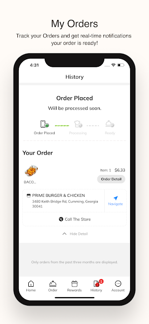 Prime Burger & Chicken Screenshot 2