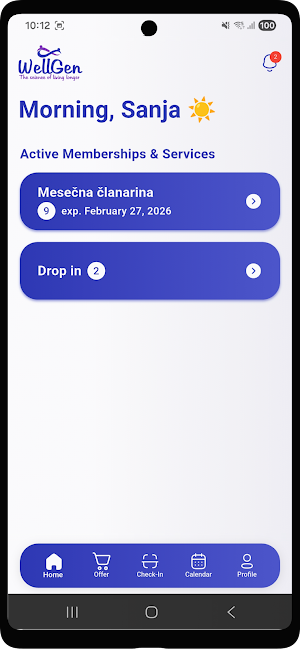WellGen Sport Screenshot 1