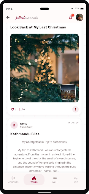 Jotted Moments Screenshot 2
