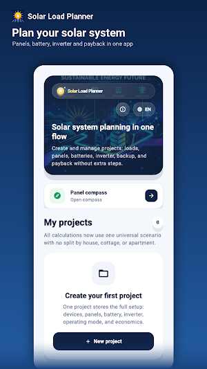 Solar Load Planner Screenshot 3
