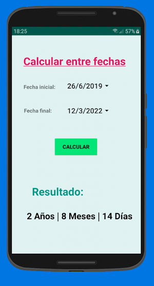 Calcular tiempo entre fechas Screenshot 2